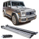 Бодикит и визуални аксесоари RACES странични степенки за Mercedes G Class model W463 89-15, неръждаема стомана | race-shop.bg